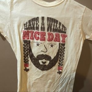 "Have A Willie Nice Day" Willie Nelson Shirt Small